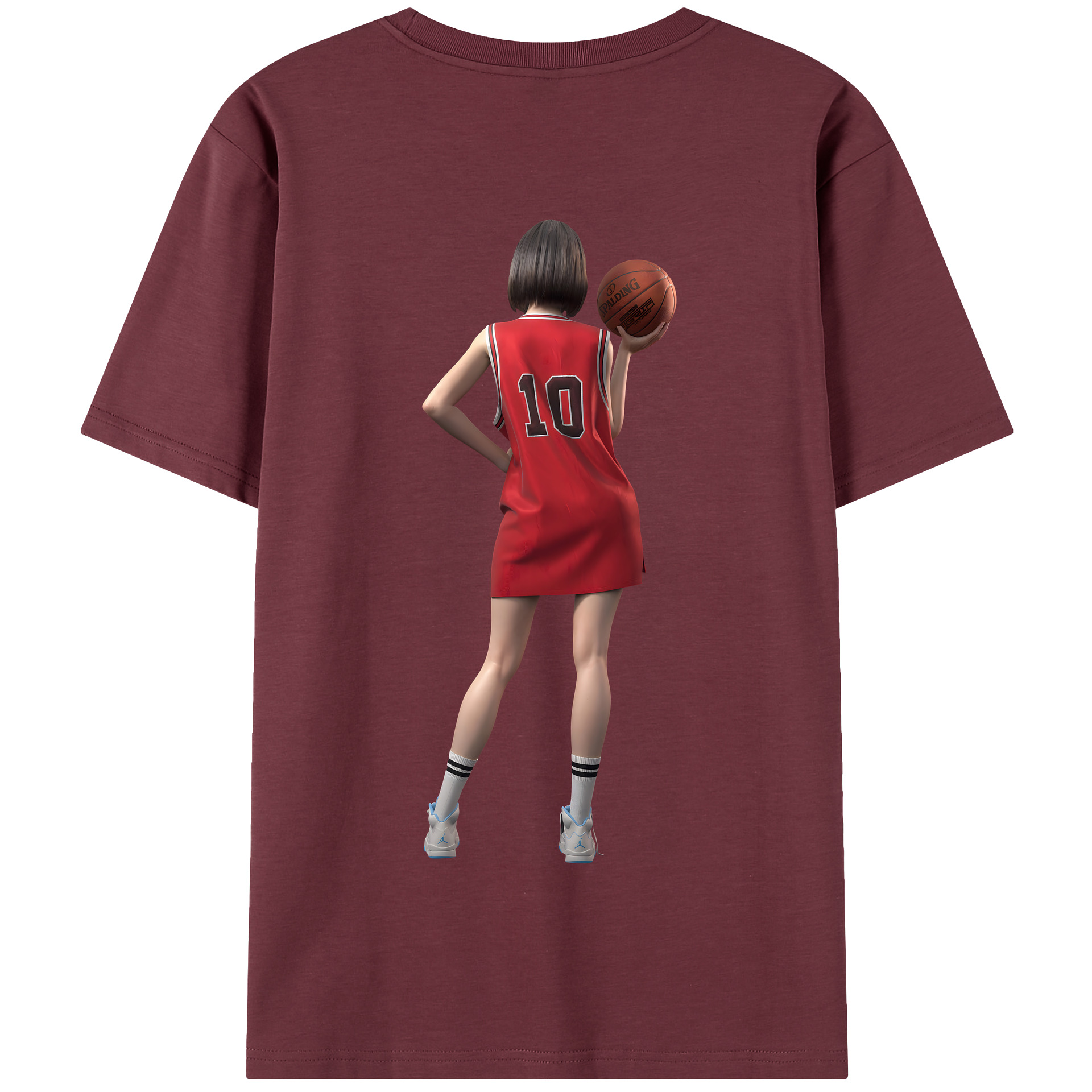 SLAM DUNK／スラムダンク 綿100％半袖Tシャツ（背面プリント）
